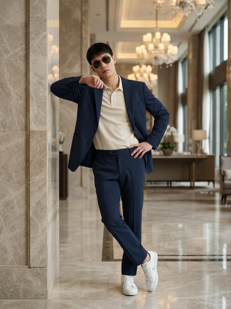 On-model shot
